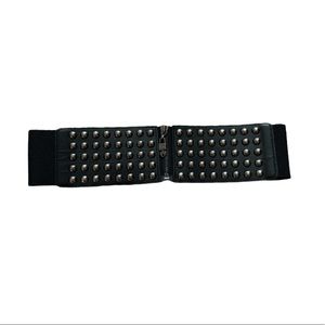 Studded Elastic Waist Belt